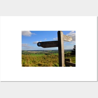 South Downs Beacon Hill Hampshire England Posters and Art